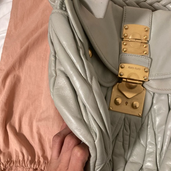 Miu Miu two-way bag leather - Picture 4 of 12